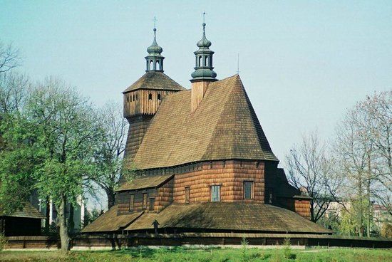 The Wooden Gothic Church of Virgin Mary