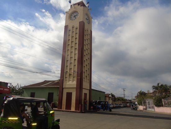 Torre de El Reloj publico de Diriamba