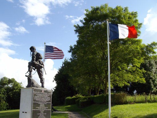 La Fiere Bridge and Iron Mike Monument