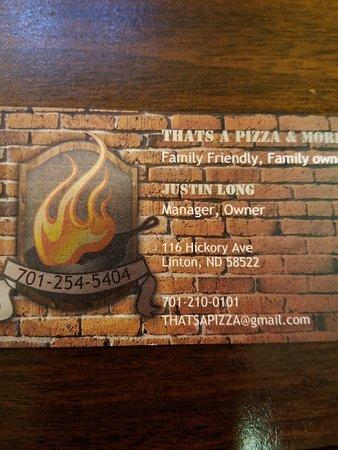 That's A Pizza & More