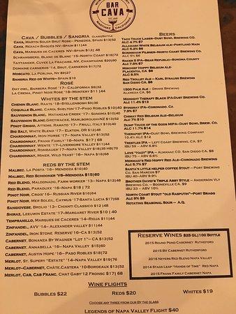 Bar Cava Wine Bar & Eatery