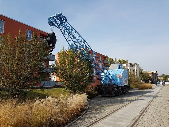 Kran auf der Oderpromenade