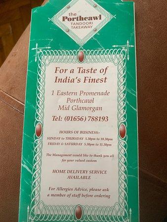Porthcawl Tandoori Takeaway