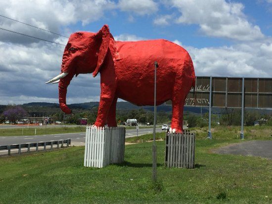 The Big Red Elephant