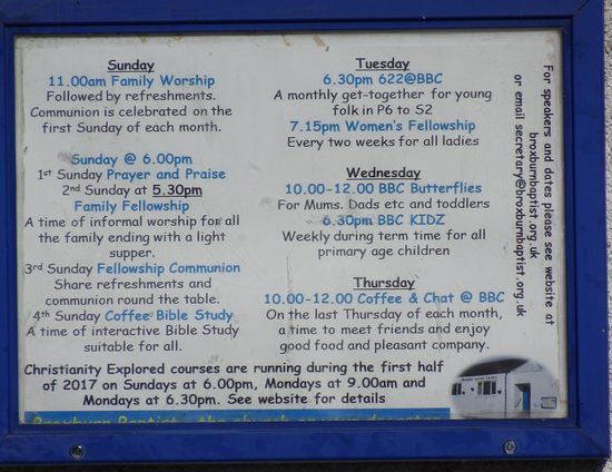 Broxburn Baptist Church