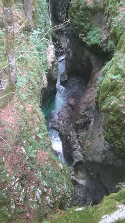 Devil's Bridge in Stara Fuzina
