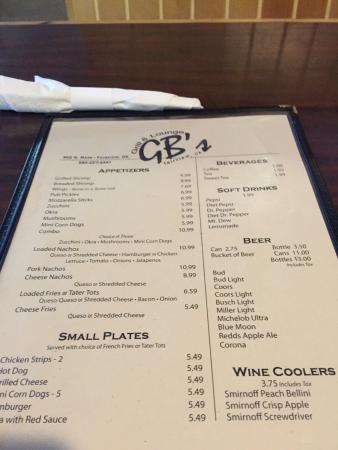 GB's Grill & Lounge