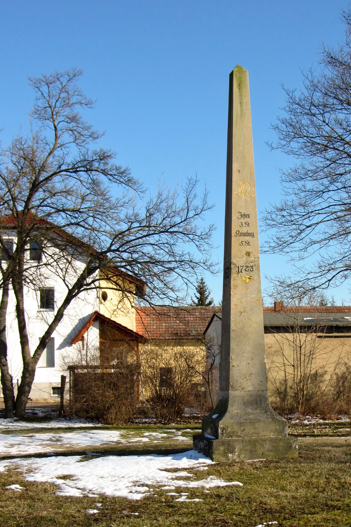Kursächsische Postmeilensäule Mühlanger