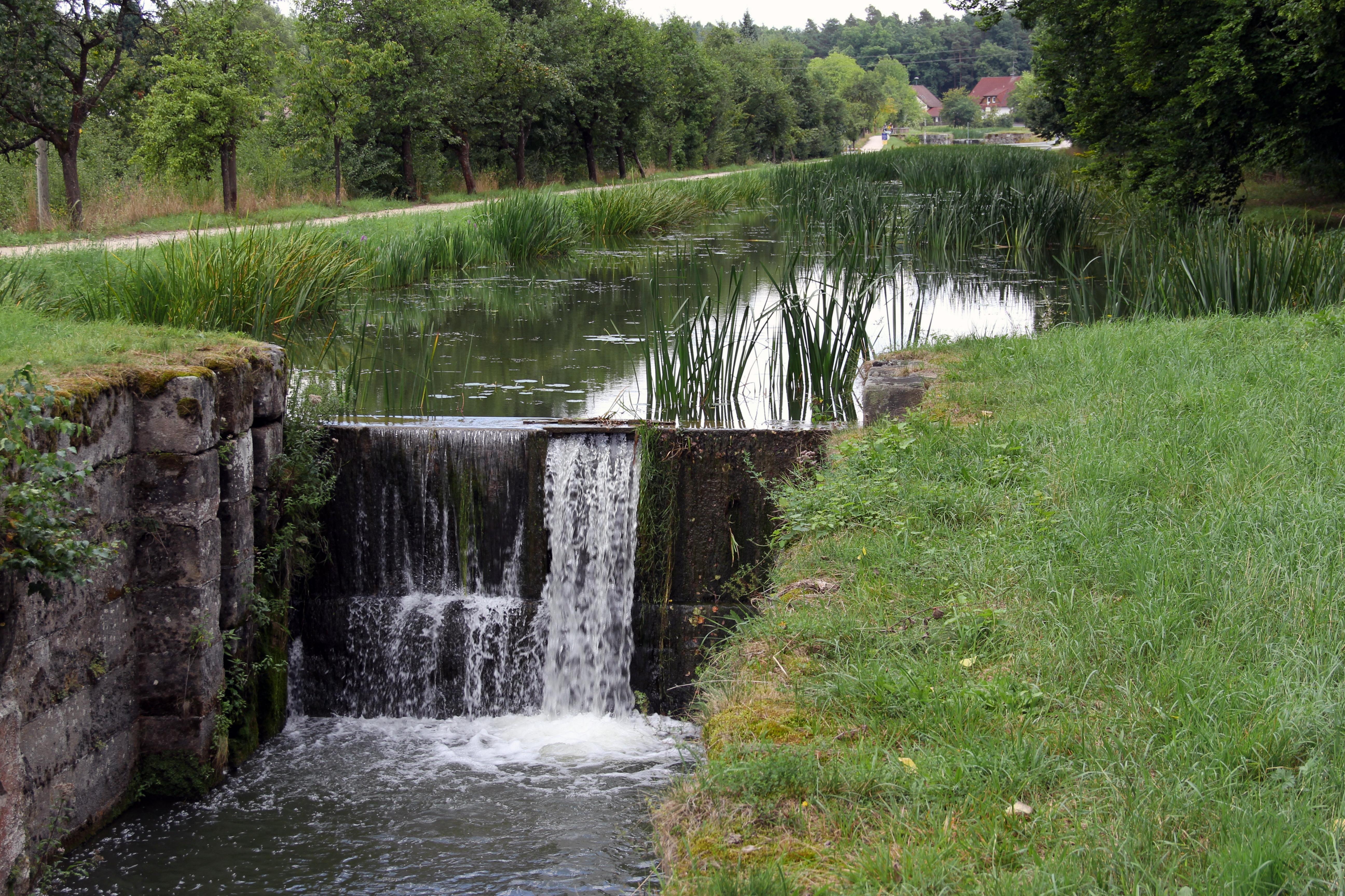 Schleuse 40 des Ludwig-Donau-Main-Kanals in Schwarzenbruck