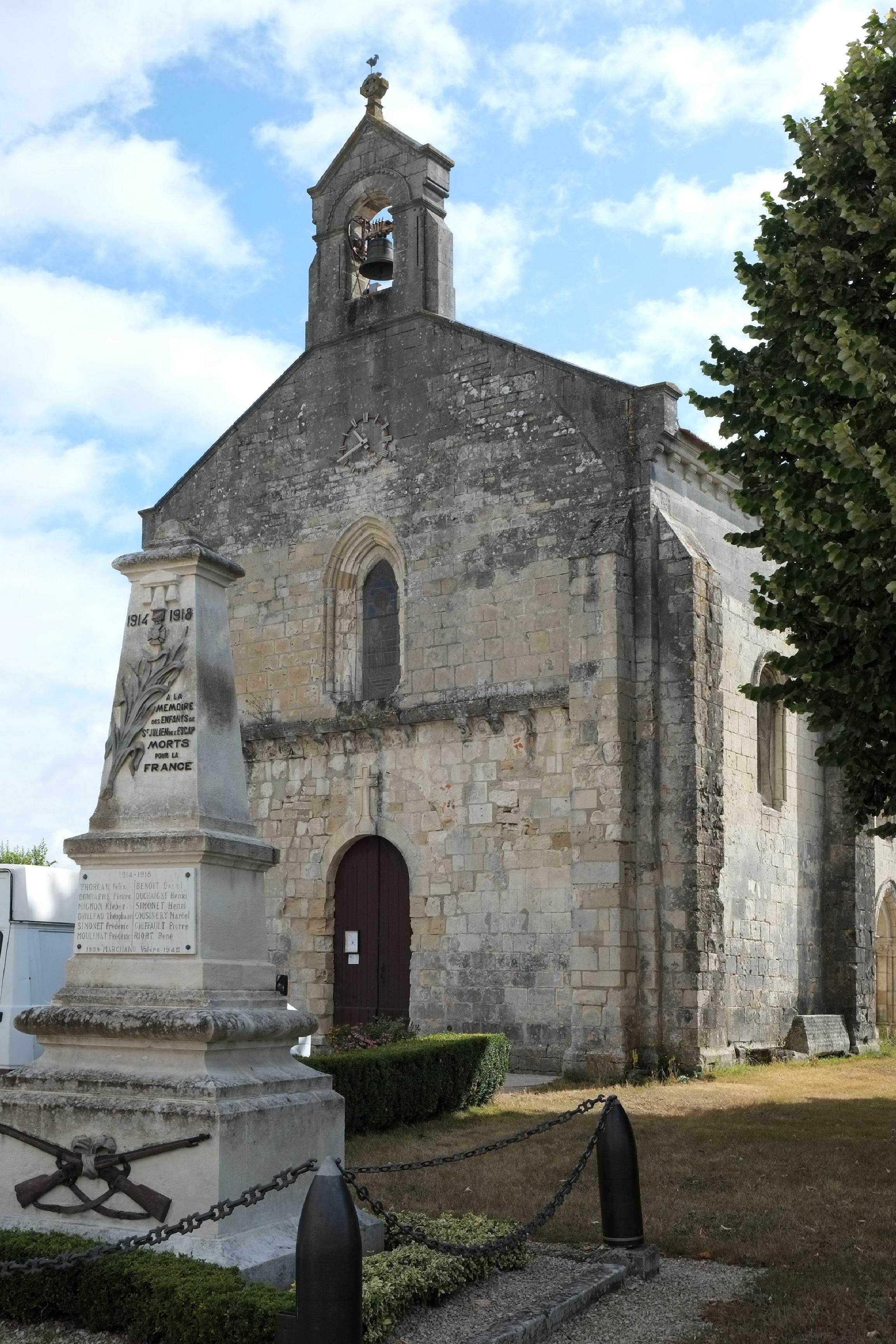 Eglise Saint-Julien de Saint-Julien-de-l'Escap