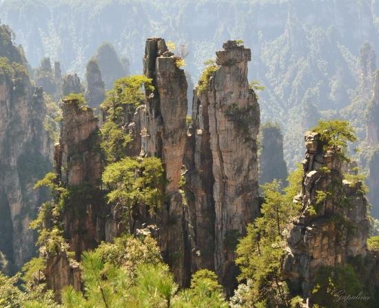 Tianzi Mountain Clouds