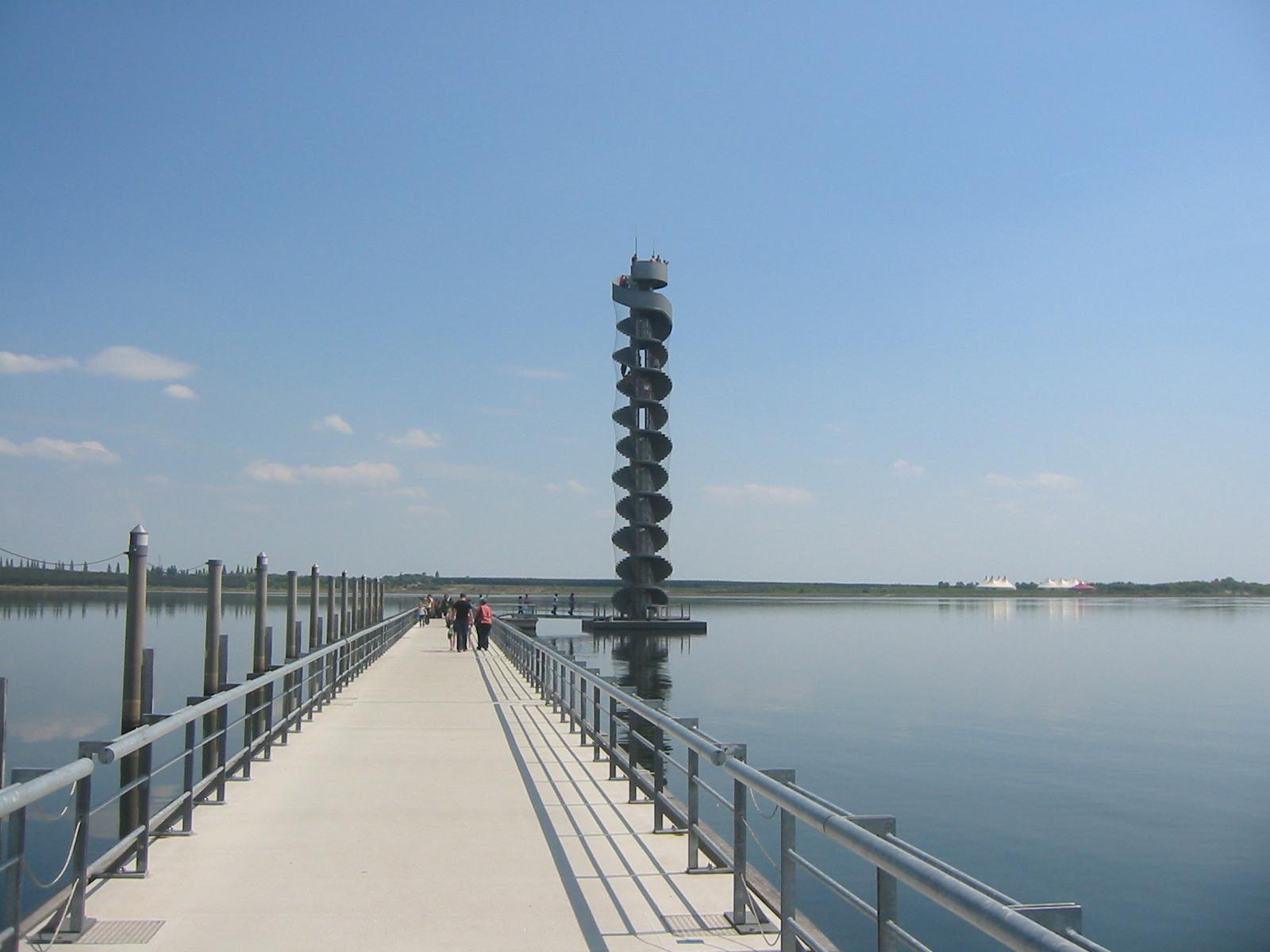 Pegelturm Großer Goitzschesee