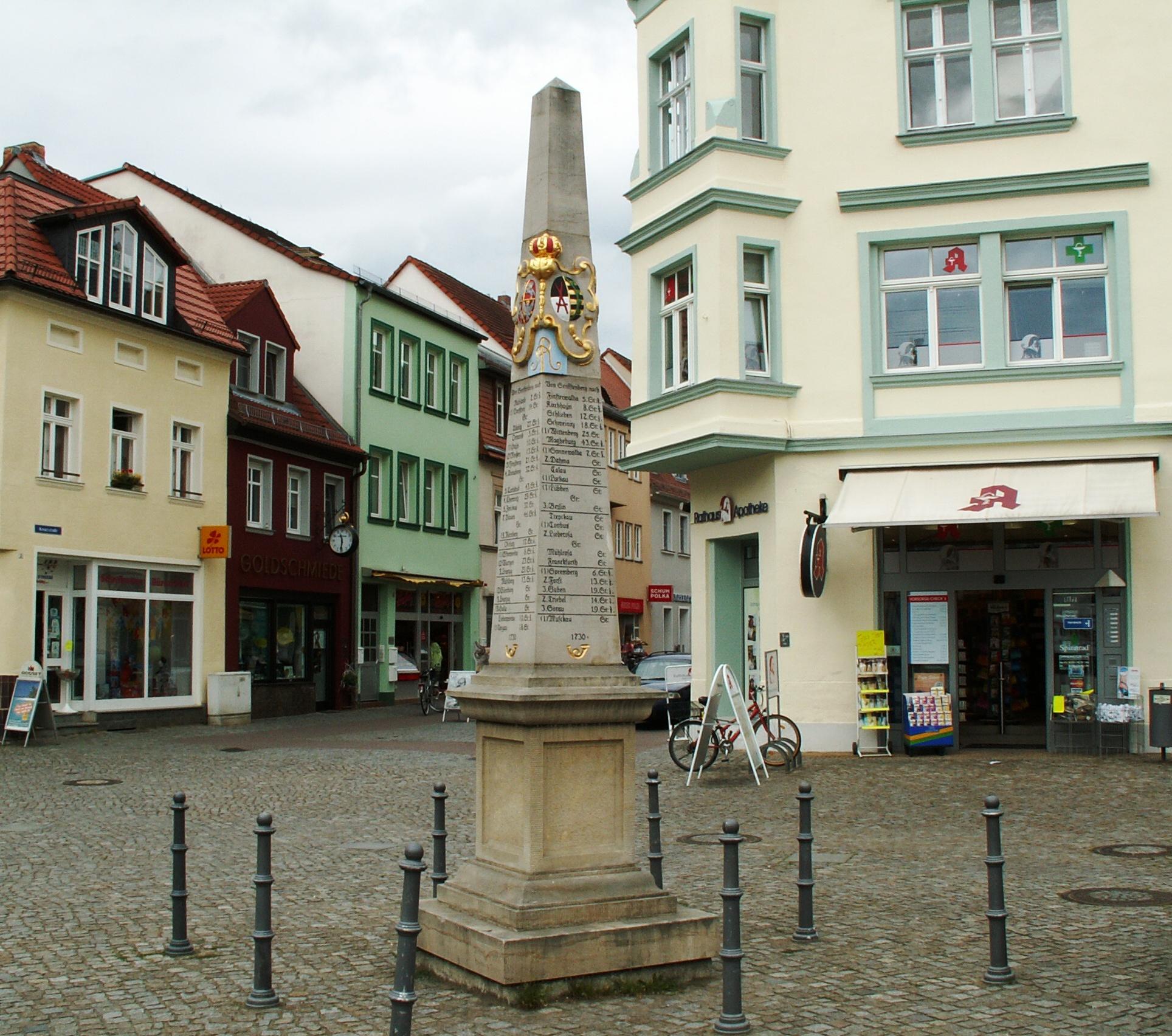 Kursächsische Postmeilensäule Senftenberg