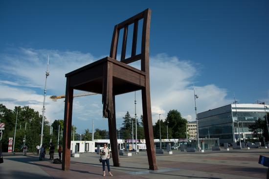 Broken Chair Sculpture