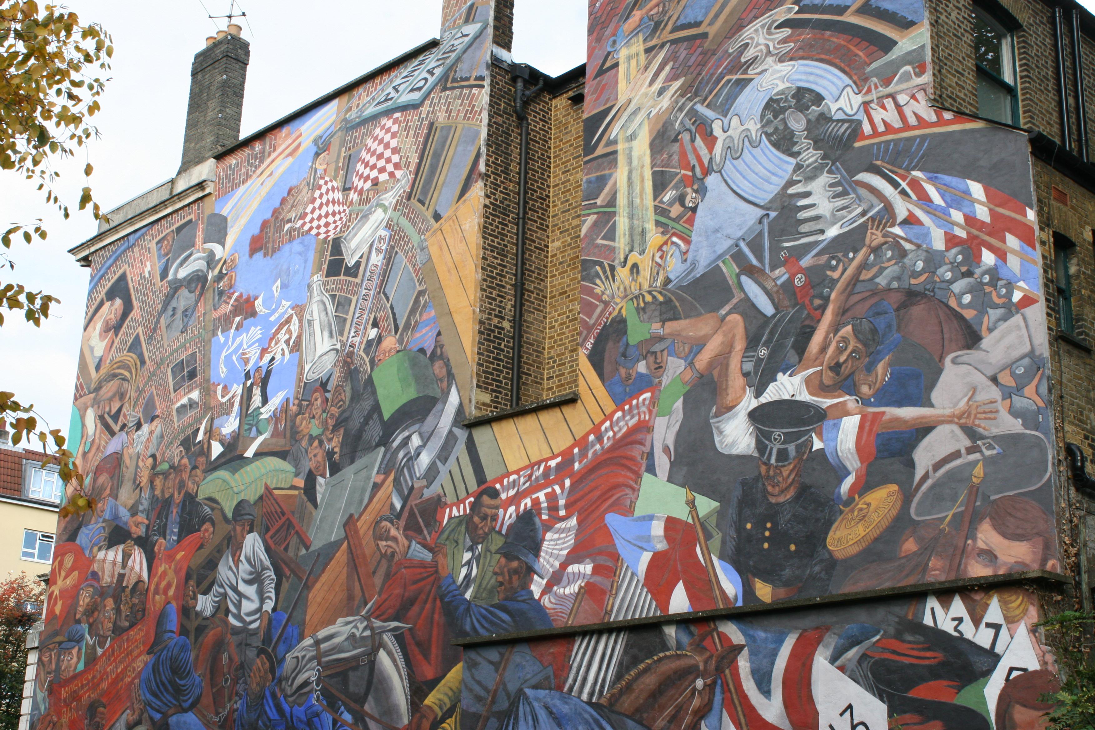 Fresque Cable Street Mural