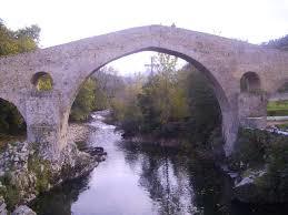 Roman bridge in Cangas de Onis