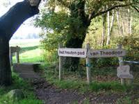 Het houten pad van Theodoor