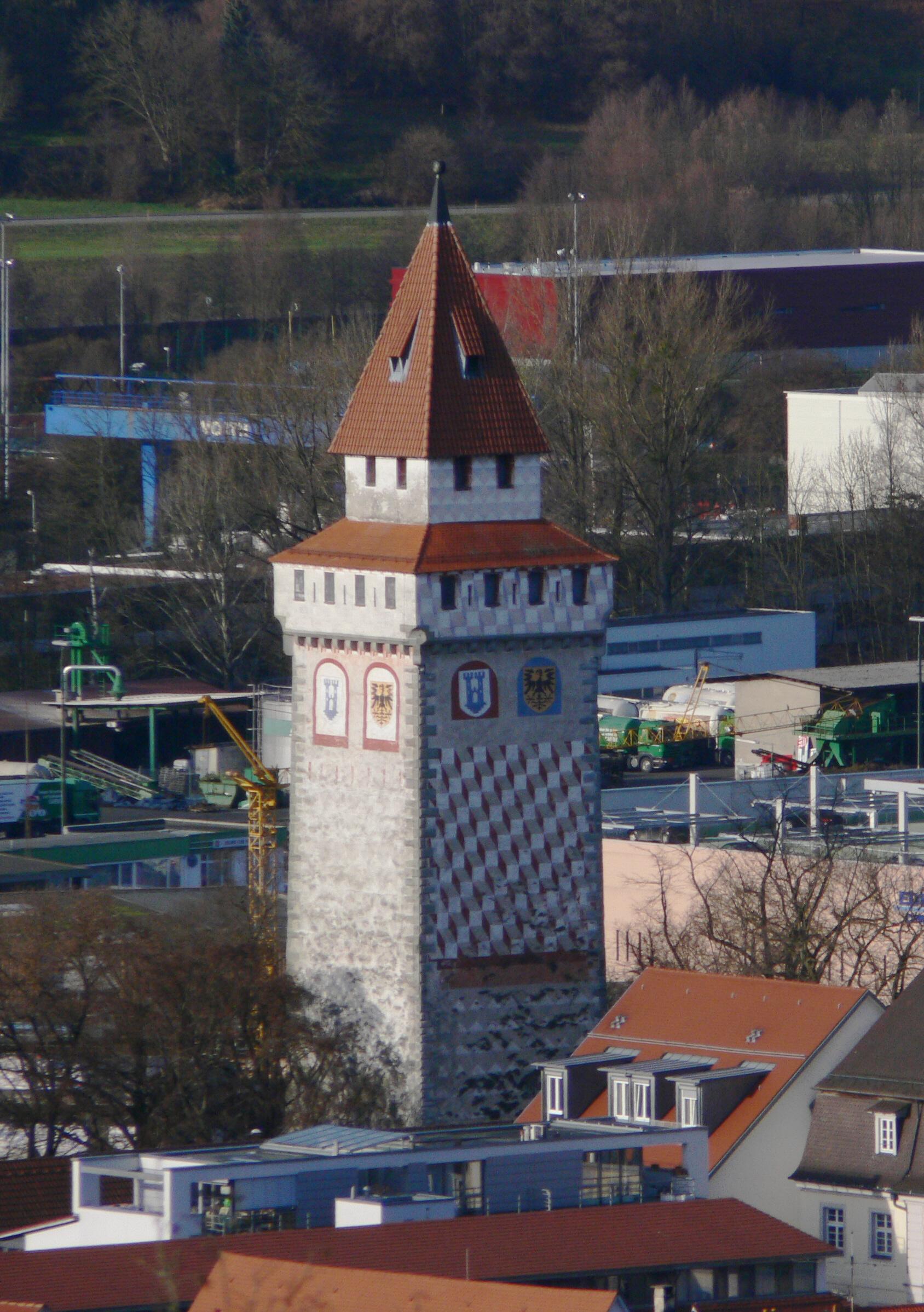 Gemalter Turm
