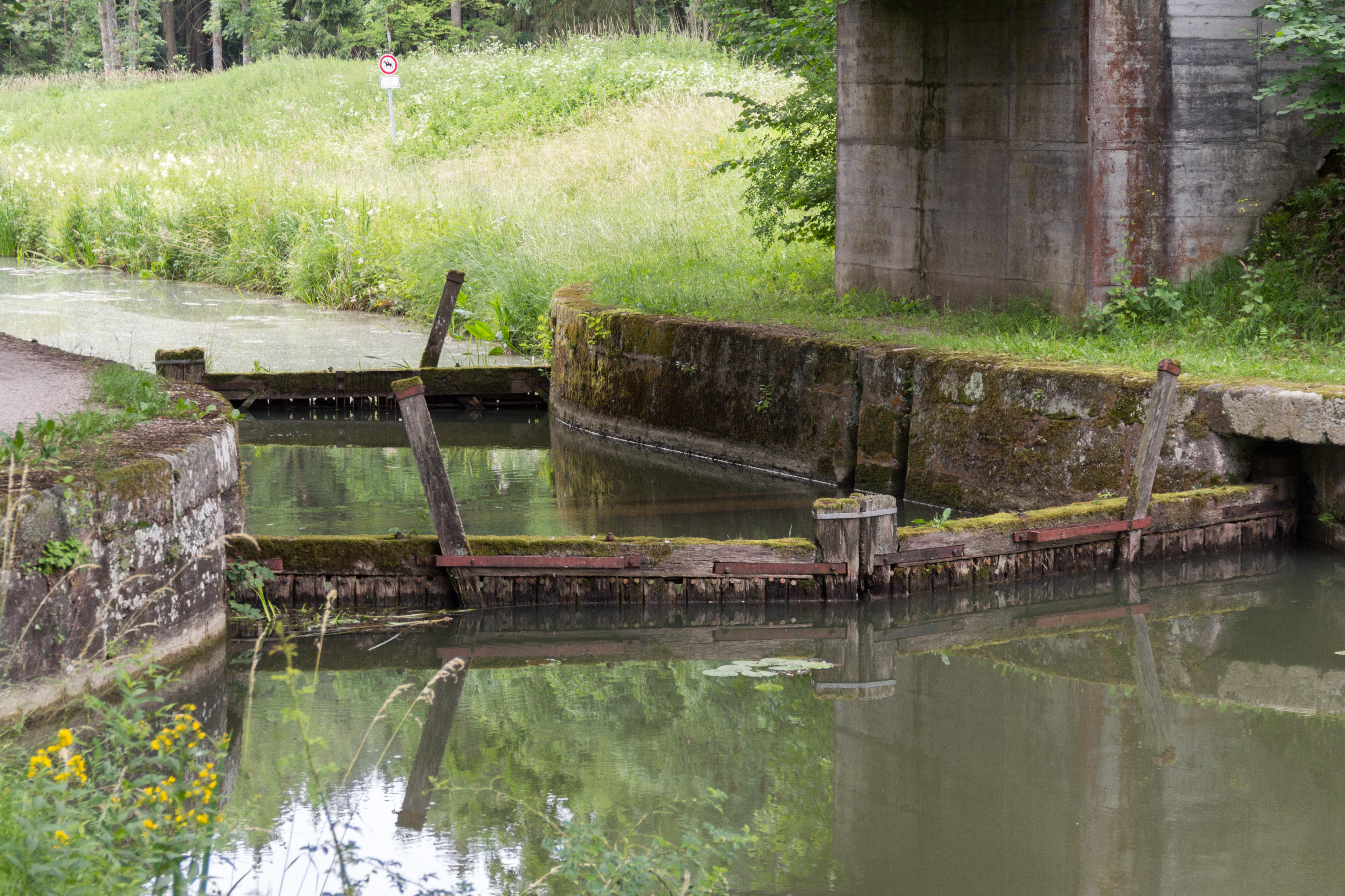 Kanalsperre Unterölsbacher Einschnitt Ost