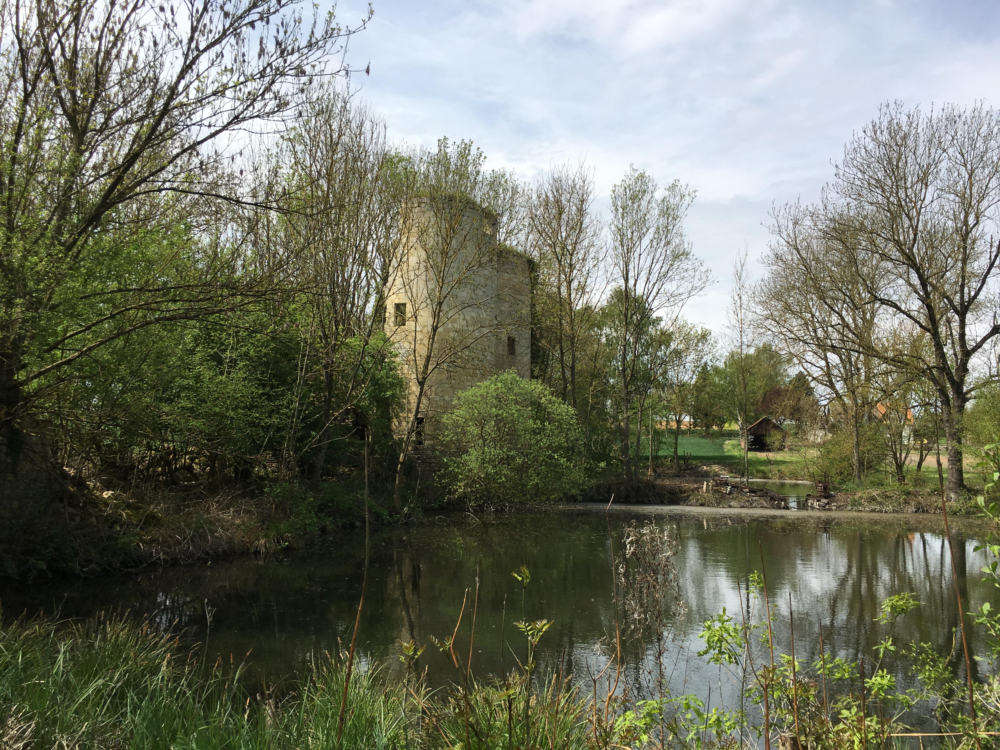 Restes du chateau d'Happlaincourt