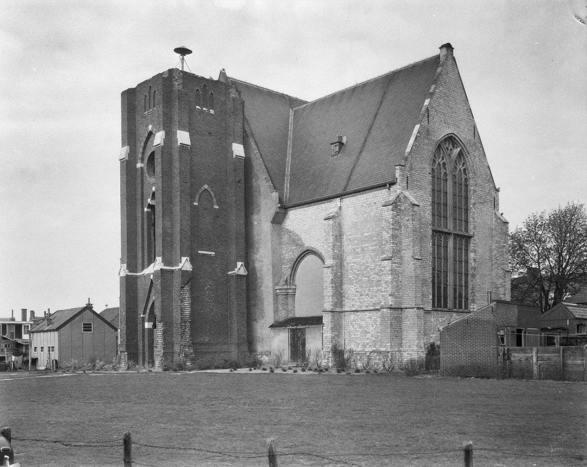 Restant van middeleeuwse gotische kerk
