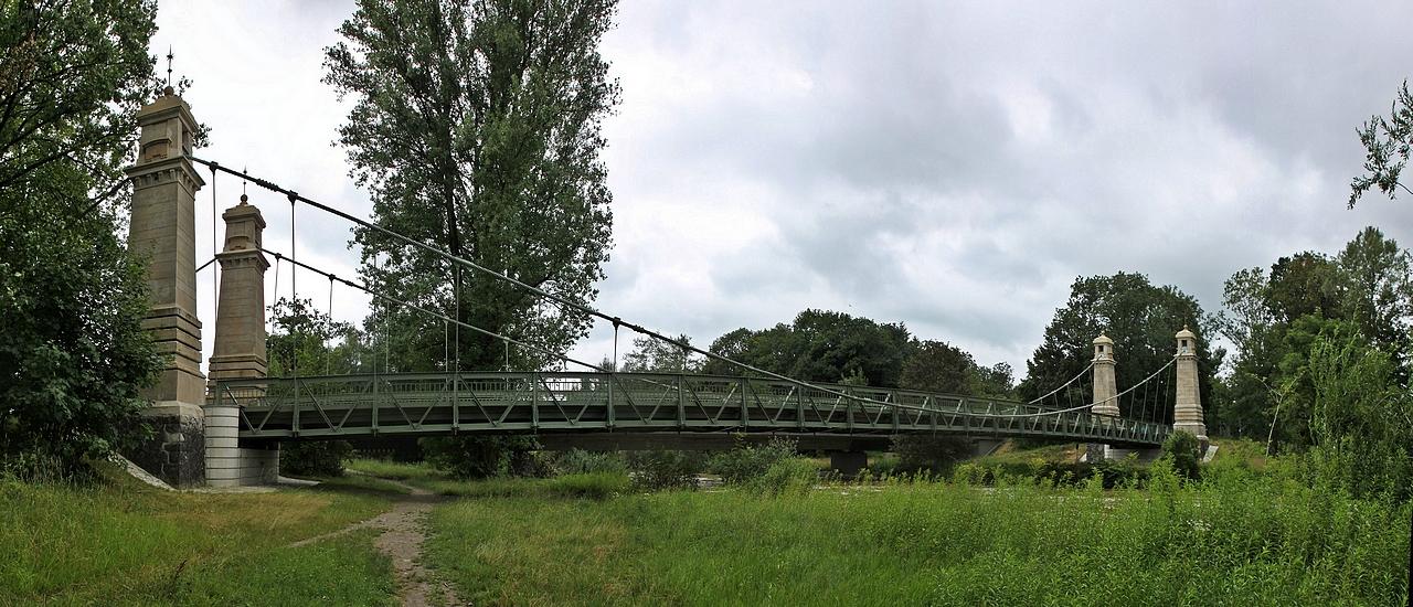 Hängebrücke über die Argen