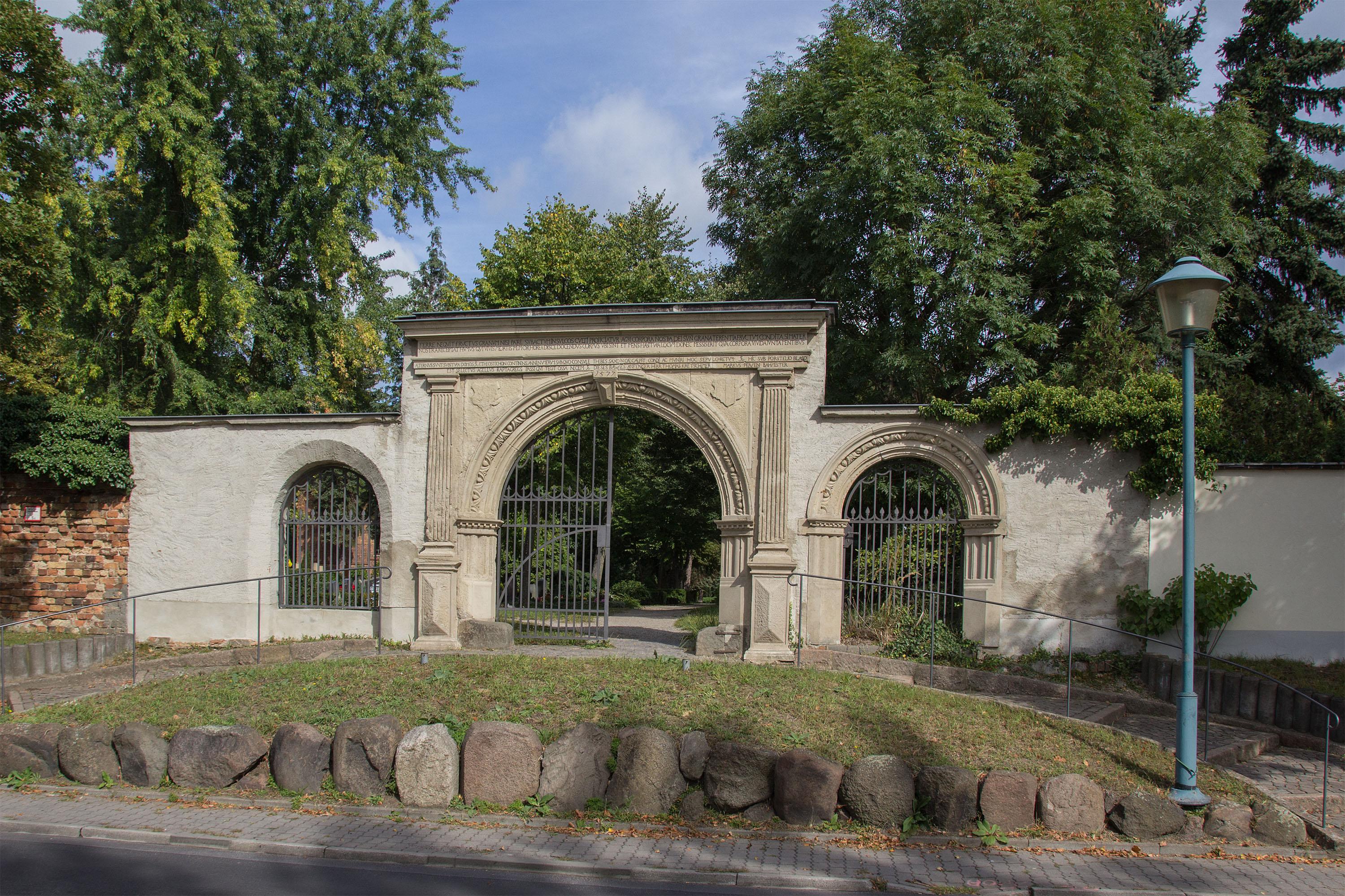 Einzeldenkmal der Sachgesamtheit Stadtfriedhof Bad Düben