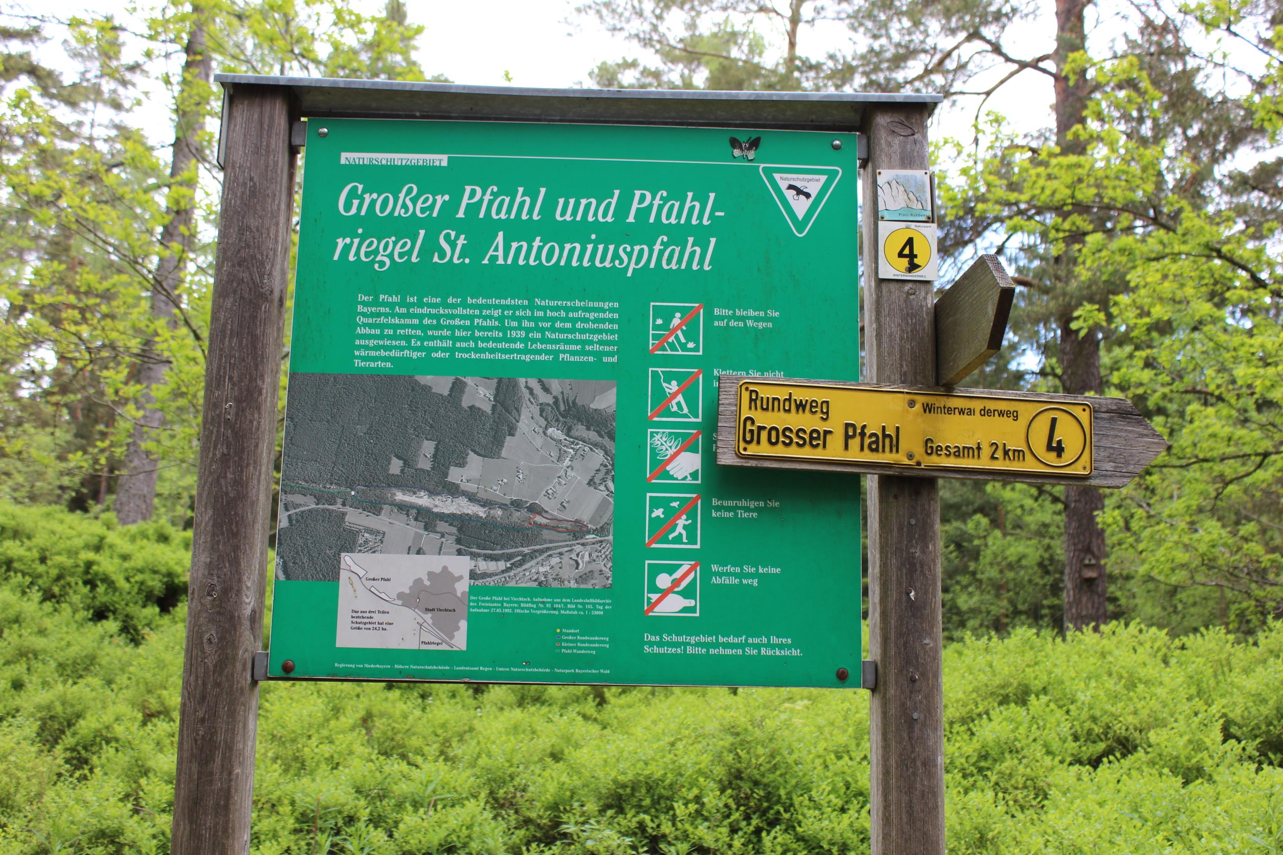 Großer Pfahl und Pfahlriegel St. Antoniuspfahl