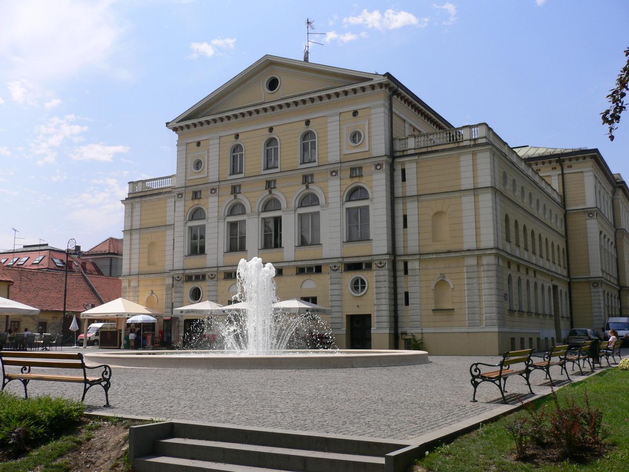 Croatian National Theatre in Varazdin