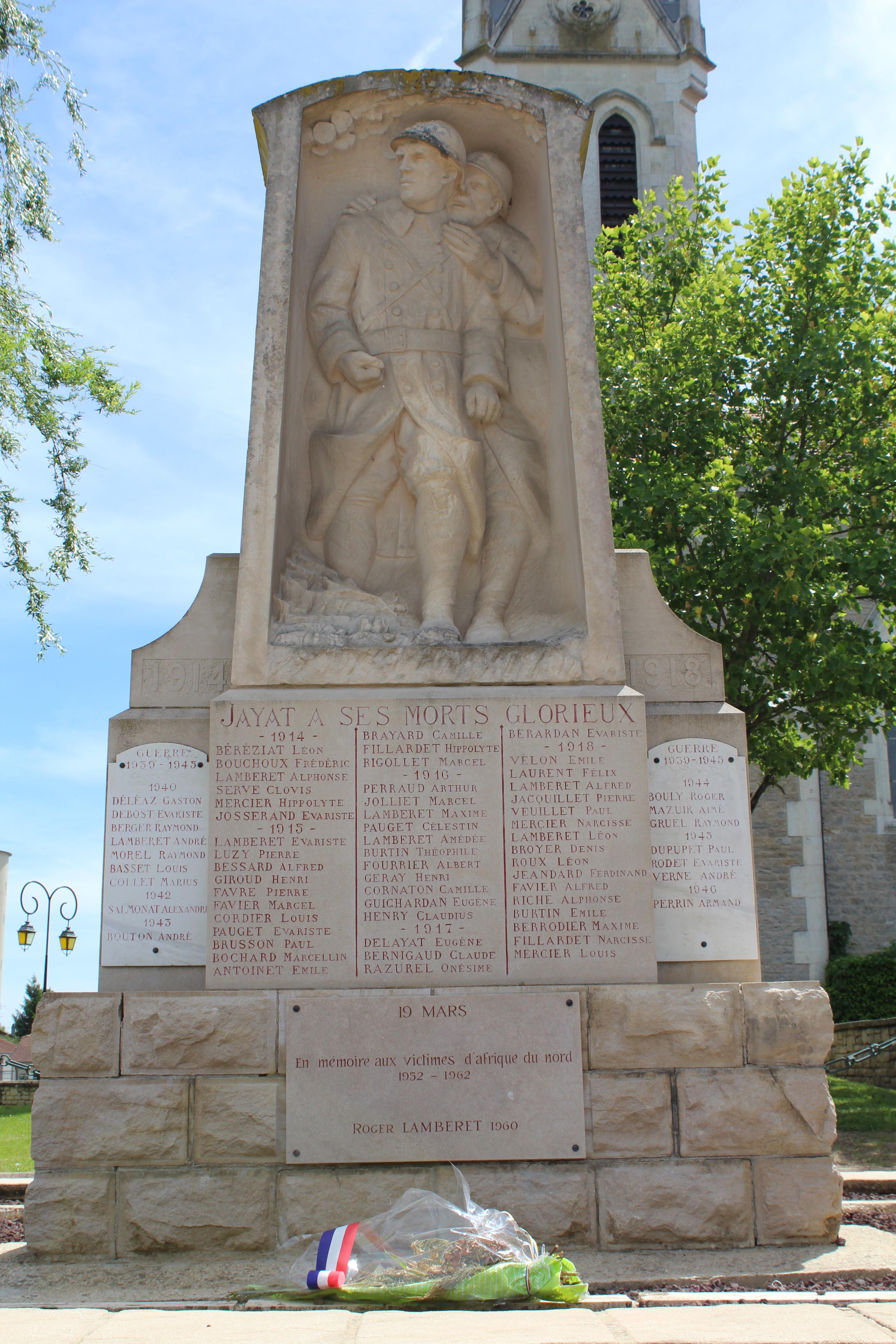 monument aux morts de Jayat