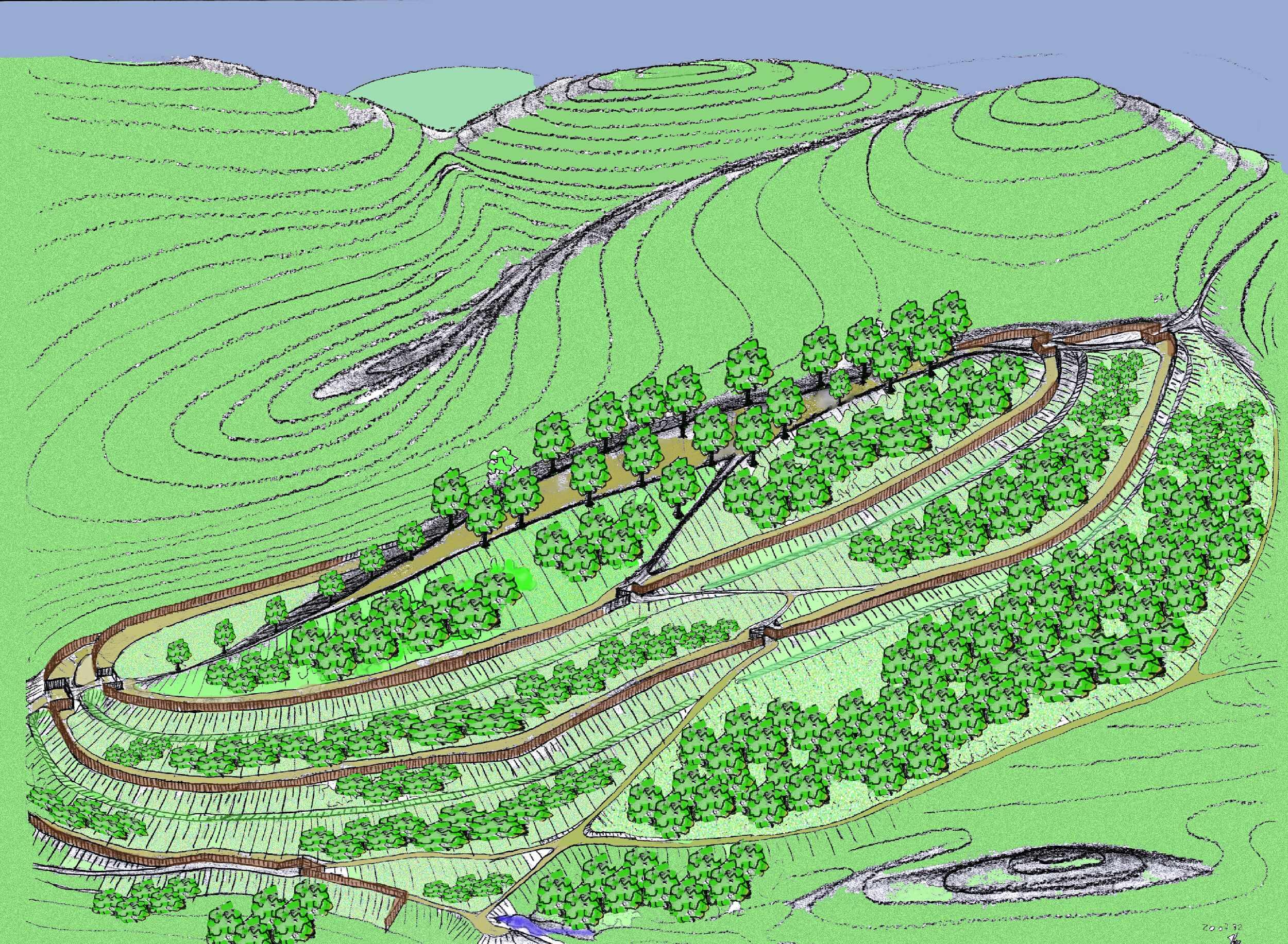 Wallanlage Weilenscheid