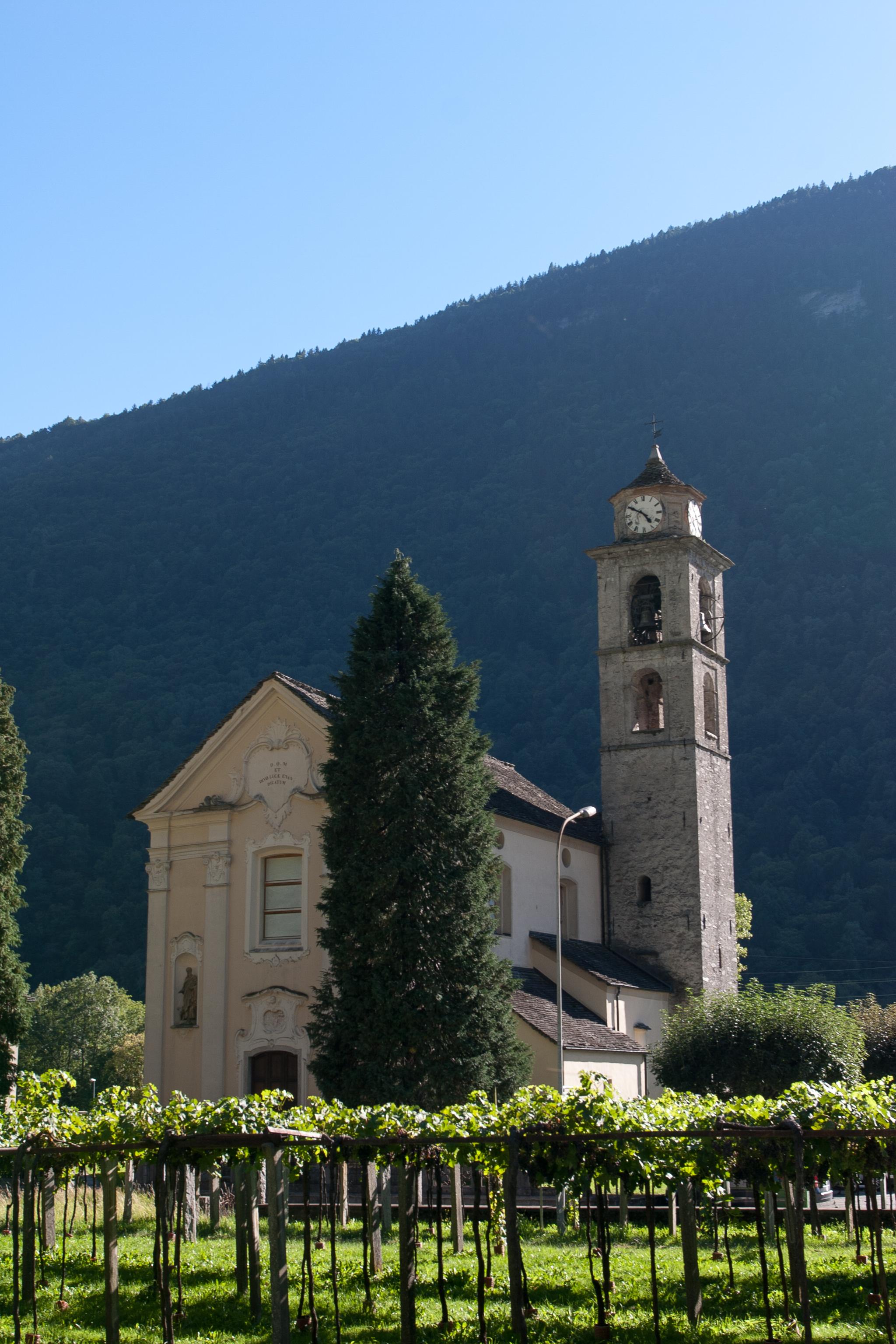 Acquarossa church of Saints Luca and Fiorenzo