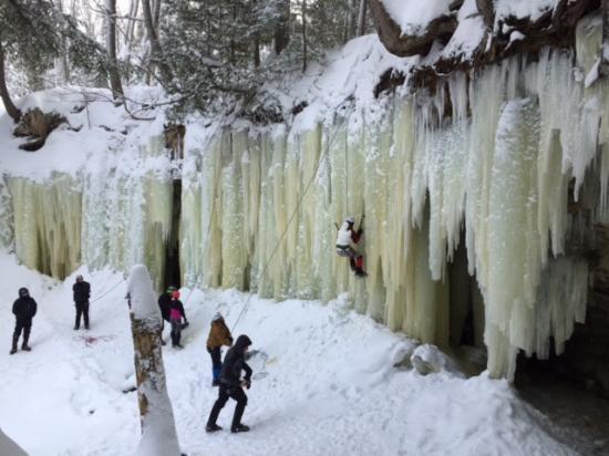 Eben Ice Caves and Canyon Falls & Gorge