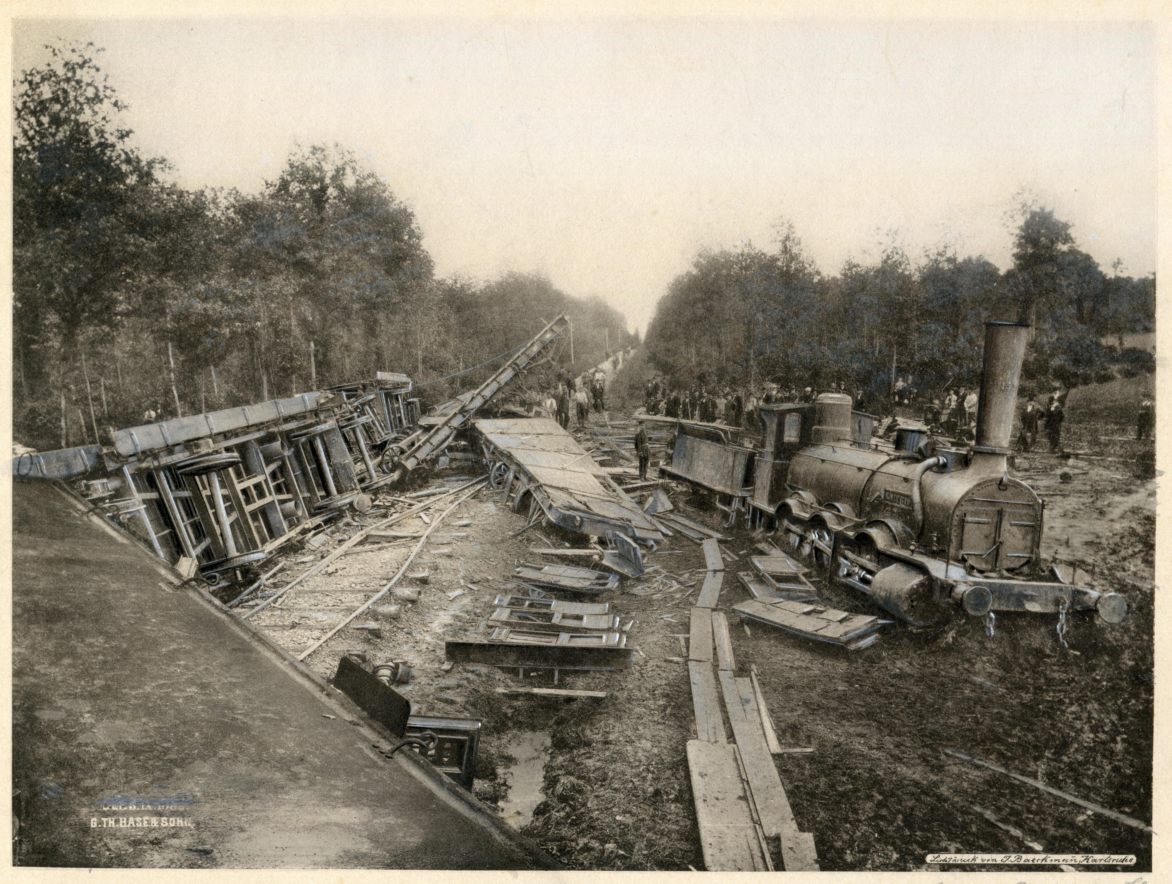 Eisenbahnunfall bei Hugstetten