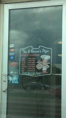 Tim and Bonnies Pizza