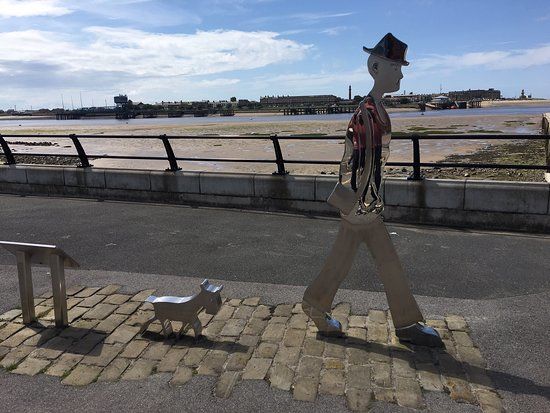 Seafront Lowry sculpture