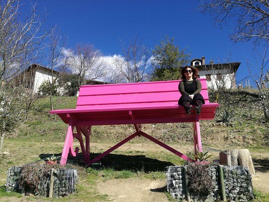 Hot Pink Big Bench