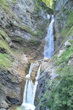 The Martuljek waterfalls