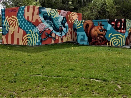 Fresque La faune des bois