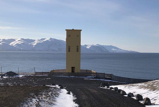 Husavik Yellow Lighthouse