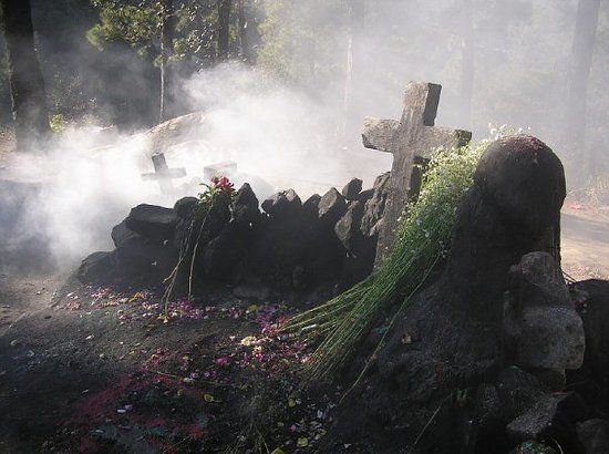 Steinstatue Pascual Abaj