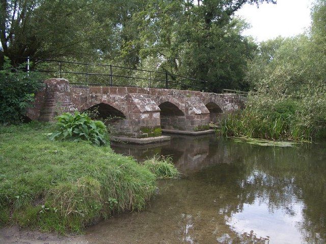 Packhorse Bridge Over River Blythe