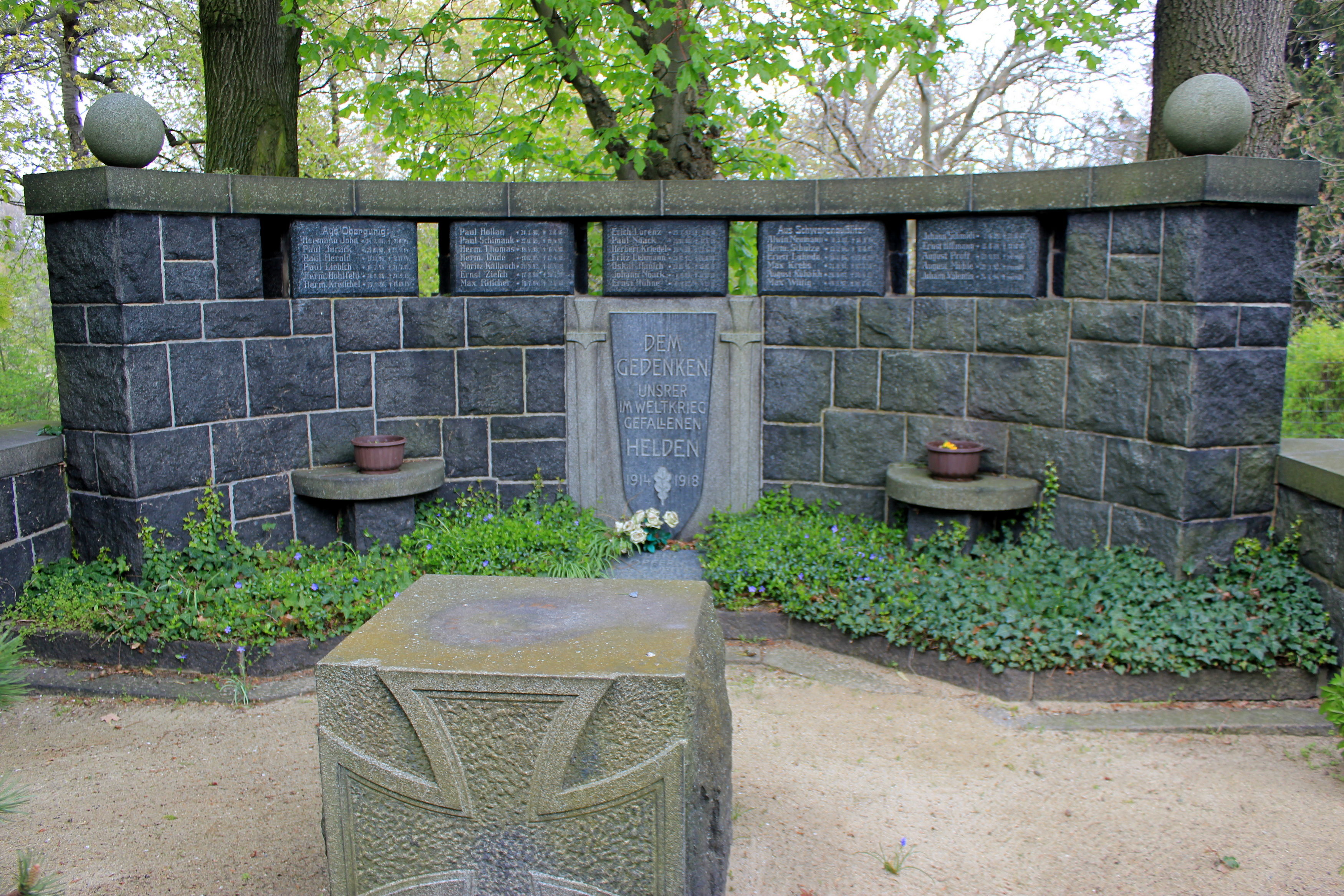 Denkmal für die Gefallenen des Ersten Weltkrieges Hauptstraße