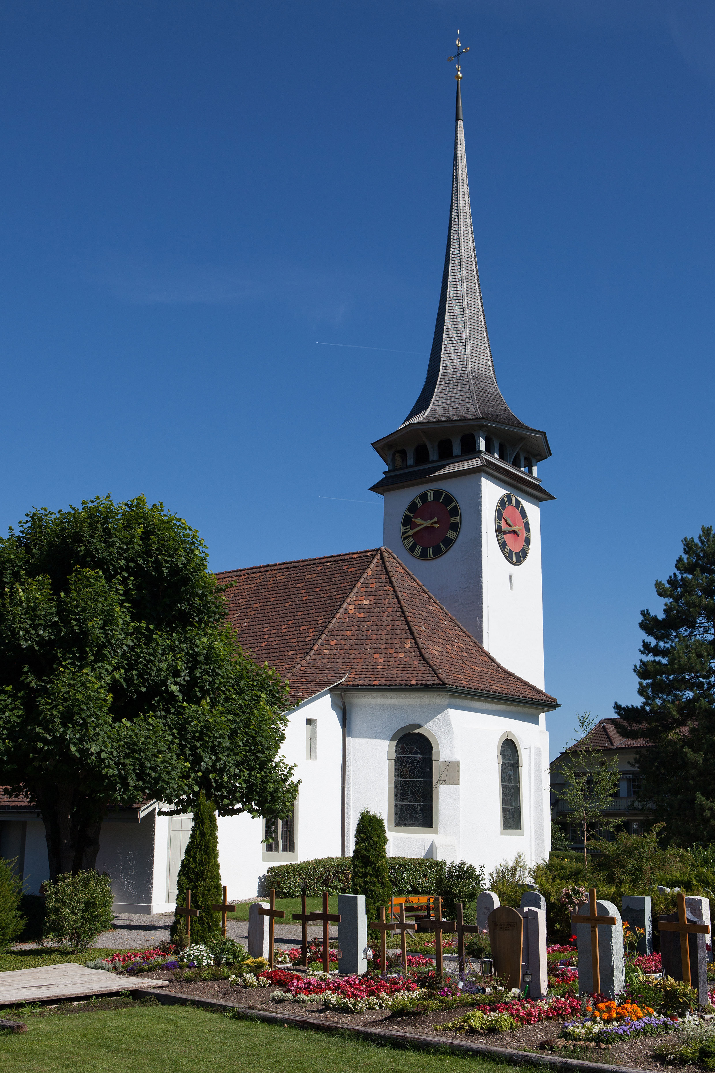 Reformierte Kirche mit Pfarrhaus und Nebengebäuden