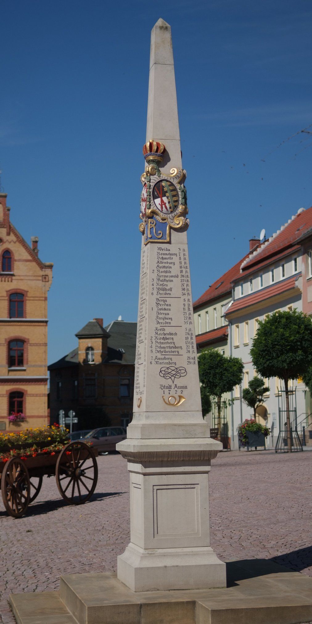Kursächsische Postmeilensäule Auma