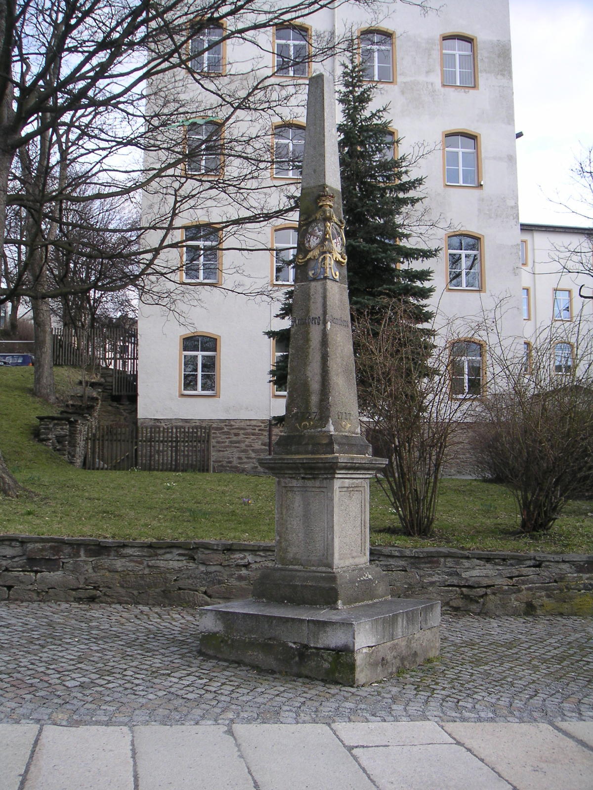 Kursächsischer Viertelmeilenstein Annaberg-Buchholz