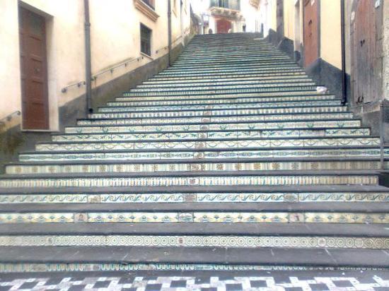 Scalinata in Maiolica