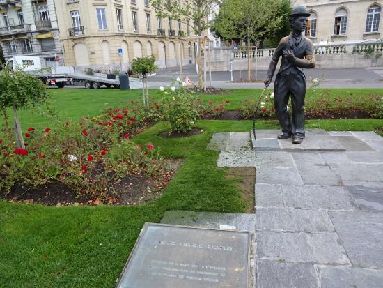 Charlie Chaplin Statue in Vevey