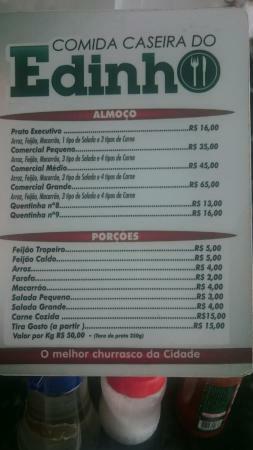 Comida Caseira Do Edinho